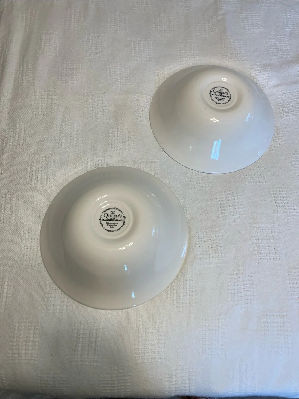 Vintage Queen’s Quintessential Game Mallard Serving Bowls Set